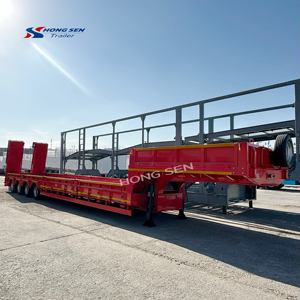 चीन में 4-एक्सल 80 टन कम बेड ट्रेलर उत्पाद प्रकारः ट्रेलर परिवहन खुदाई और अन्य भारी मशीनरी - Product Image 6