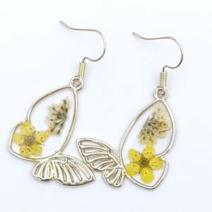 Pendientes <span class=keywords><strong>de</strong></span> Verano Estilo Coreano, Elegantes y Versátiles con Diseño <span class=keywords><strong>de</strong></span> Flor Eterna para Mujer - Product Image 3