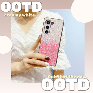 เคสโทรศัพท์ใหม่สำหรับ <span class=keywords><strong>Samsung</strong></span> <span class=keywords><strong>Z</strong></span> Fold <span class=keywords><strong>5</strong></span> Plated Dazzle gradient RAMP สำหรับ <span class=keywords><strong>Samsung</strong></span> Galaxy <span class=keywords><strong>Z</strong></span> Fold <span class=keywords><strong>5</strong></span> <span class=keywords><strong>G</strong></span> ฝาครอบโทรศัพท์ - Product Image 5