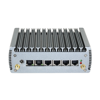 Mini PC XCY I5-1135G7 I7 1165G7 I3 1115G4 6x LAN 2x emplacements de mémoire DDR4 2.5G Intel I225V NIC RS232 Mini PCIE GPIO LTE Linux/Ubuntu