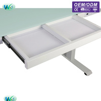 WS4080 Ordinateur de bureau en verre Table de jeu/bureau électrique réglable en hauteur Bureau intérieur pour meubles de maison avec tiroir