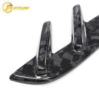 Garniture de carrosserie en fibre de carbone forgée G80, grille d'aération latérale en carbone sec, garniture de phare pour BMW M3 G80 G81 2021+, pièces automobiles