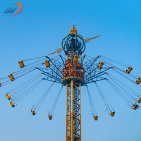 Manège à sensations fortes pour parc d'attractions, Manège tourbillon électrique pour adultes, Tour volante pour parc à thème à vendre