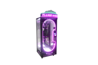 Machine distributrice commerciale de ciseaux à poupées, avec paiement double (pièces et QR), difficulté de coupe réglable, équipement de jeu pour enfants à prix gagnants