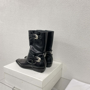 Original Craft Plain Upper Almond Toe Mid Heel <strong>Ankle</strong> <strong>Boots</strong> Fashion <strong>Italian</strong> Style <strong>Women</strong> Daily <strong>Boots</strong> - Product Image 3