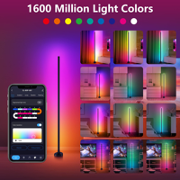 Lampes de noël Led à commande Mobile, éclairage d'intérieur moderne personnalisé, lampe de sol d'angle nordique rvb à couleur changeante