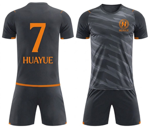Conjunto <span class=keywords><strong>de</strong></span> Camiseta <span class=keywords><strong>de</strong></span> Fútbol Personalizada Huayue para Adultos, Económica y Popular, Ropa Deportiva <span class=keywords><strong>de</strong></span> Secado Rápido para Ejercicio al Aire Libre - Product Image 3