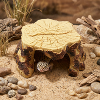 Décoration de terrarium naturaliste en résine, motif racine d'arbre, grande grotte cachette pour reptiles, amfibies et aquariums