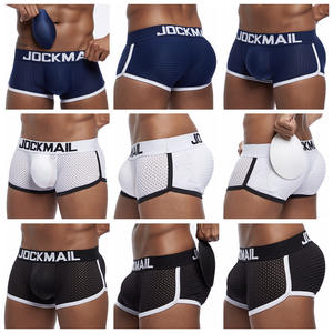 Sous-vêtements rembourrés pour hommes OEM, Boxer Sexy <span class=keywords><strong>Push</strong></span> <span class=keywords><strong>Up</strong></span> Cup, slip en maille, <span class=keywords><strong>short</strong></span> taille basse pour hommes, <span class=keywords><strong>short</strong></span> <span class=keywords><strong>de</strong></span> natation - Product Image 6