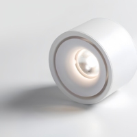 Plafonnier LED ultra-plat 10W AC100~240V à montage en surface, sans perçage, pour salons et projets de plafond
