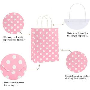 Gift Shopping <b>Bags</b> Paper Kraft Retail Holiday Party <b>Bags</b> with Handles Eco-friendly Durable Premium Portable Packaging Paper <b>Bag</b> - Product Image 4