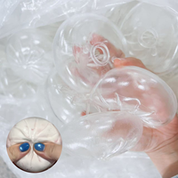 DIY 8,5 cm Peau de boule creuse transparente vide pour jouet à presser Squishy Dumlping, en gros, faite à la main