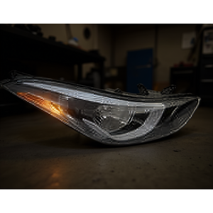 Faro Halógeno para Hyundai Elantra 2014-2016, Lado Derecho, Amarillo, 12V, Unidad de Iluminación de Repuesto, Nuevo - Product Image 1