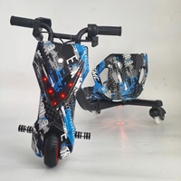 Scooter Eléctrico de Derrape para Niños de 8 Pulgadas, Triciclo Eléctrico de Derrape 360 con Batería de Litio, Scooter Eléctrico de Derrape de 3 Ruedas, Precio al por Mayor