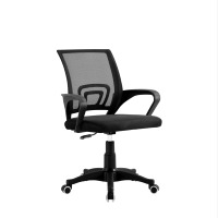 Chaise de bureau en maille grise de luxe pivotante de Chine à dossier haut de qualité