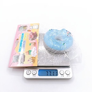 Jouet Mochi en silicone TPR souple de haute qualité en gros, en forme de beignets simulés, jouet sensoriel anti-stress à presser pour la relaxation des mains - Product Image 2
