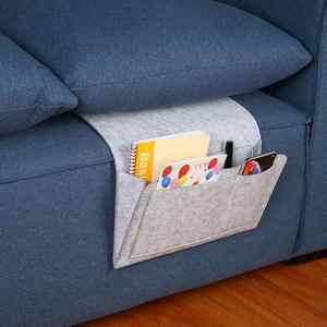 Bolsa de almacenamiento de cabecera de fieltro de color personalizado de estilo moderno para uso en dormitorio - Product Image 2