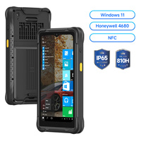 Emdoor I61J PDA Robusta con Windows 11, Lector de Códigos de Barras 2D, NFC, Pantalla Grande de 6.5 Pulgadas, Industrial, 8G+128G, PDA para Almacén
