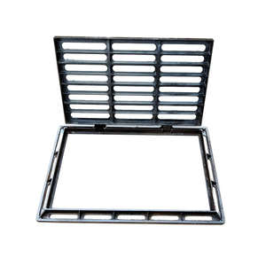 Grilles et cadres de drainage en fonte ductile pour l'extérieur, conformes à la norme EN124, pour caniveaux de drainage des eaux pluviales - Product Image 2