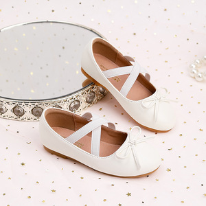 Scarpe da ballerina retrò da ragazza, modello Princess, in microfibra, comode, antiscivolo, ideali per spettacoli, scuola e feste. - Product Image 3