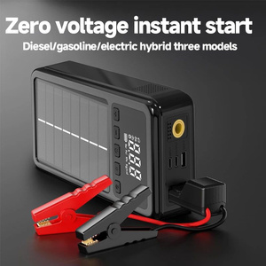 WOSEN Solar Energy 12V Jump Starter with 150psi Wireless Air <b>Pump</b> LED Light Power Bank Car <b>Battery</b> Boost Tire Inflator - Product Image 3