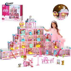 <span class=keywords><strong>Casa</strong></span> de Muñecas para Niños de 5 Pisos y 29 Habitaciones, <span class=keywords><strong>Casa</strong></span> de Juegos con Accesorios, <span class=keywords><strong>Muebles</strong></span> para <span class=keywords><strong>Casa</strong></span> de Muñecas para Niñas - Product Image 1