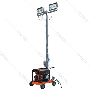 Torre de Luz Móvil para Operaciones en Campo, Iluminación Temporal Resistente para Obras - Product Image 5