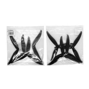 Hélices de Repuesto para Dron 7037 de Alta Calidad de Fábrica, 3 Aspas, Sentido Horario/Antihorario, Negras, FPV - Product Image 4