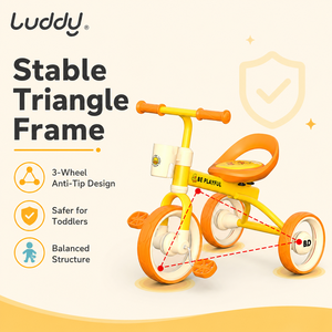 <span class=keywords><strong>Triciclo</strong></span> para Niños B.<span class=keywords><strong>Duck</strong></span> de Luddy Wholesale OEM, Bicicleta de Pedales de 3 Ruedas, Anti-Vuelco, con Llantas de EVA, Asiento Ancho, Edad 3-6 Años - Product Image 4