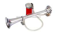 Bocina de Aire para Camión, Controlada Eléctricamente, LD-112, 12/24V, 680Hz, 400mm, Cromada, 115dB