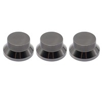 3Pcs/4pcs Boutons en métal pour guitare basse Top Hat Bell Speed Control Knob pour Les Paul SG Guitar Accessories 5 Color