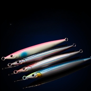 Fabbrica diretta 60g 80g 100g luminoso pesca in mare veloce disegnare piastra di ferro sgombro sgombro lron piatto con gancio - Product Image 5