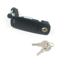 Serrure de porte à bouton-poussoir MS709 Hai Tan, serrures planes avec clé, serrure de coffret de distribution électrique pour bus, bagages, entrepôt
