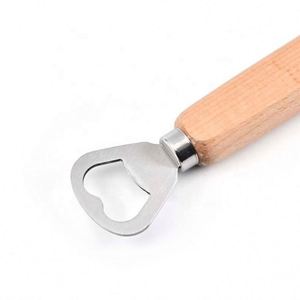 Ouvre-bouteille en bois personnalisé pour vin et bière - Ouvre-boissons pour la maison, le bar, le restaurant et les cadeaux de mariage - Product Image 3