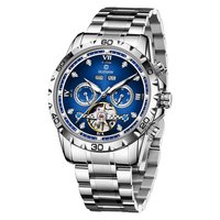 Montre mécanique automatique multifonctionnelle Glenaw 8993, marque haut de gamme, tendance pour hommes, montre de mode pour affaires, étanche