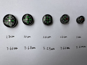 25Mm 20Mm 15Mm 10Mm Mini Nút La Bàn Di Động Cầm Tay Ngoài Trời Thể Thao Cắm Trại Đi Bộ Đường Dài Khẩn Cấp Survival La Bàn - Product Image 5