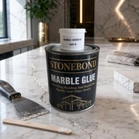 Adhesivo OEM de 1 kg, color beige blanco personalizado, para decoración de mármol y granito, tratamiento de superficies, aplicación de pegamento para mármol