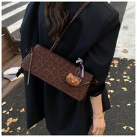 Sac fourre-tout décontracté Star pour tous les jours, style vintage rétro, sac à bandoulière structuré en cuir camel chaud