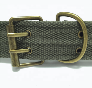 BSCI nhà máy tùy chỉnh mô hình Bông khoen vải vải vành đai chiến thuật với đôi pin thép khóa - Product Image 5