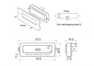 2S ~ 15S 8V 12V 24V 36V 48A 63V lithium-blei säure batterie kapazität anzeige batterie spannung <span class=keywords><strong>tester</strong></span> LY6N - Product Image 5
