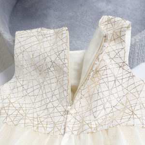 Robe de princesse bleue à manches courtes de qualité supérieure pour filles, idéale pour les fêtes d'automne - Product Image 4