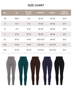 Vractive Custom Hot-selling <strong>Pants</strong> High Rise Side Pockets Fleece <strong>Lined</strong> Breathable Waist Gym Leggings Women Wholesale - Product Image 6