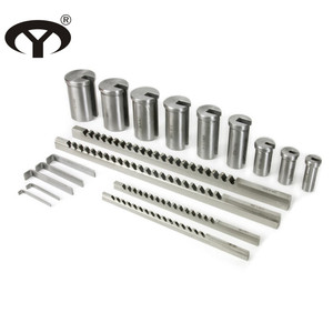 <span class=keywords><strong>HSS</strong></span> Métrique No 70 Rainure Brochage Ensemble en Cas avec des Bagues et Cales - Product Image 3