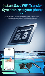 Lunettes intelligentes CY01 avec enregistrement photo et vidéo 1080P, traducteur IA, audio, WIFI et <span class=keywords><strong>cam</strong></span>éra - Product Image 4