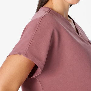 Ensembles de blouses médicales unisexes sans couture en tissu polycoton personnalisé, détection d'aiguilles OEM, universels - Product Image 4