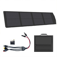 Meilleure vente transfrontalière : Kit de charge portable pliable pour la production d'énergie photovoltaïque, panneau solaire 100W à 23% d'efficacité pour la maison