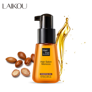 LAIKOU โมร็อกโก เซรั่มบำรุงผม 70 มล. น้ำมันหอมระเหยสำหรับผมเรียบลื่น สดชื่น กลิ่นหอม สำหรับผมแห้ง อาร์แกนออยล์ ฟื้นบำรุงเส้นผม - Product Image 1