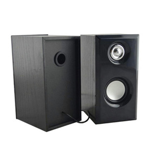 ลำโพงตั้งโต๊ะไม้ Music-F 2.0 ระบบเสียงสเตอริโอแบบ USB สำหรับคอมพิวเตอร์แล็ปท็อป - Product Image 2