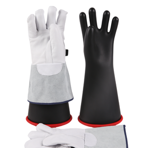<span class=keywords><strong>Gants</strong></span> Isolants Électriques Classe 3 26500V <span class=keywords><strong>Gants</strong></span> de Sécurité Haute Tension en Caoutchouc CE IEC 60903 ASTM D120 - Product Image 5
