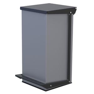 Bidone per Rifiuti in Metallo da 70 L con Pedale per Uso Esterno - Product Image 1